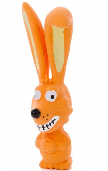 Jucarie iepure latex orange 17 cm [1]