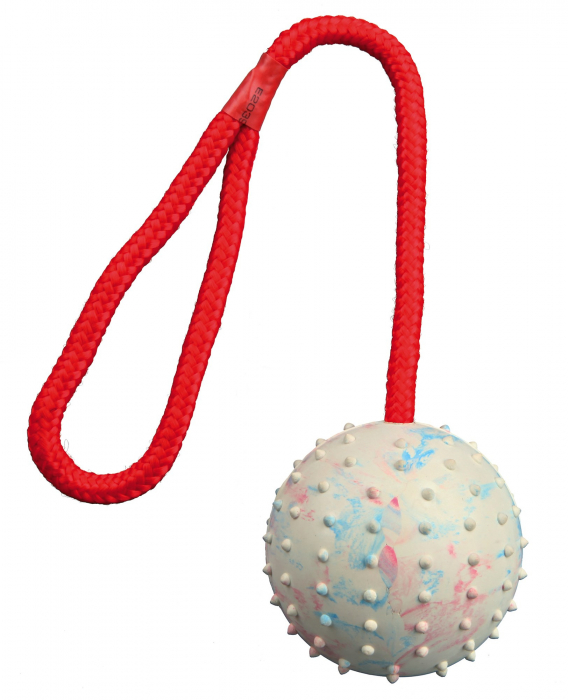 Jucarie Pentru Caini, Minge Cauciuc Pe Sfoara, 7/30 cm 3308 [2]