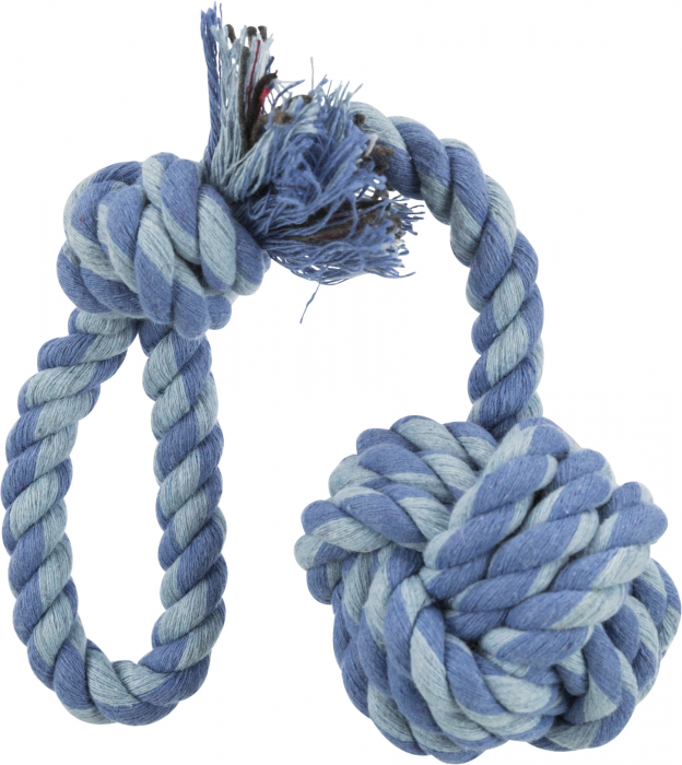 Jucarie Pentru Caini, Franghie Cu Minge Tesuta, 7/50 cm, 3269 [2]