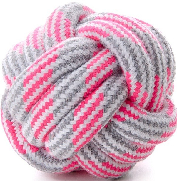 Jucarie minge franghie pink 9 cm [1]