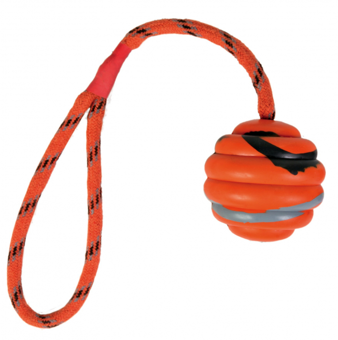 Jucarie Pentru Caini, Minge Ondulata Pe Sfoara, 6/30 cm, 33724 [2]