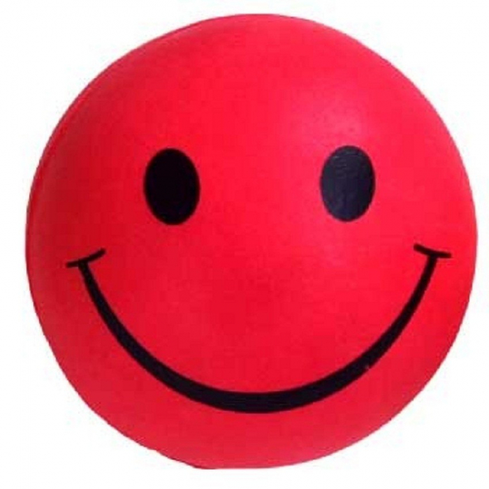 Jucarie minge plina Emoji Ø 5,7 cm roz [1]
