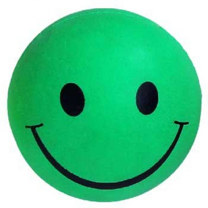 Jucarie minge plina Emoji Ø 5,7 cm verde [1]