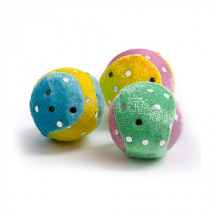 Jucarie minge pt pisicute Ø 4 cm/3 buc [1]