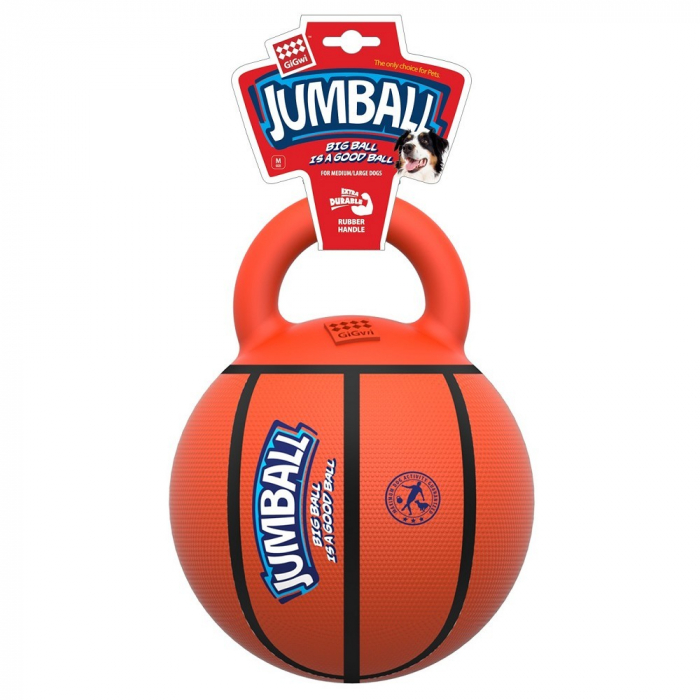 Jucarie minge xxl GiGwi hard 30 cm orange [1]