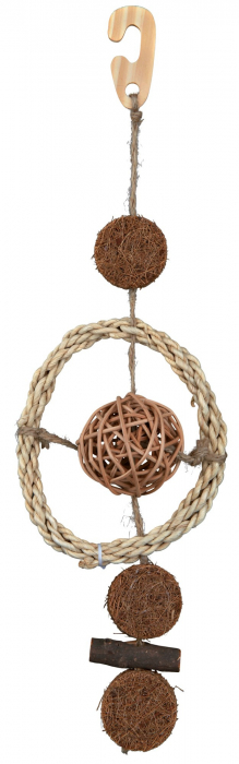 Jucarie Naturala Pasari Din Fibre de Cocos 35 cm 58956 [1]
