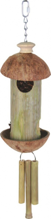 Jucarie pasari rustica & nuca cocos 48 cm [1]