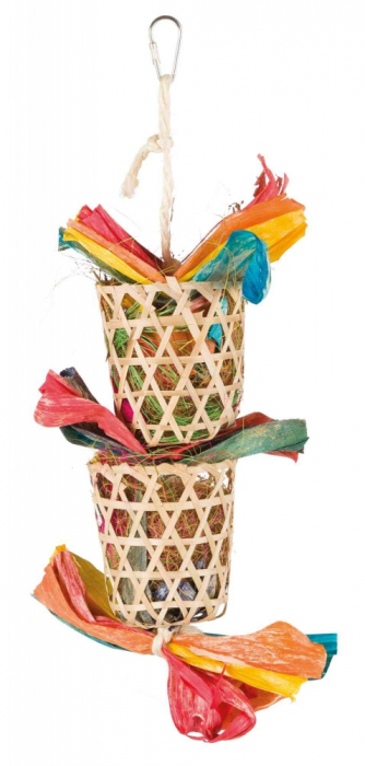 Jucarie Pentru Pasari, Naturala Pe Franghie De Sisal, 35 cm, 58990 [1]