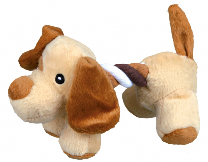 Jucarie Pentru Caini, Elefant Cu Sfoara, Plus, Cu Sunet, 17 cm, 3582 [2]