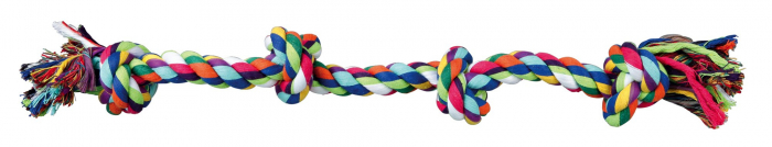 Jucarie Pentru Caini, Sfoara Cu 4 Noduri, 360 g/54 cm, Diverse Culori, 3274 [2]