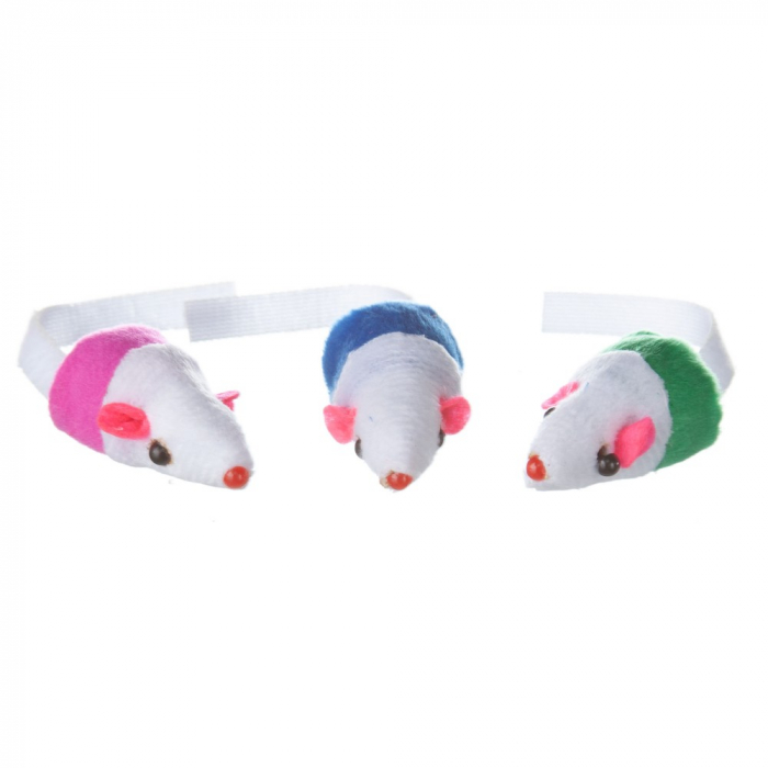 Jucarie soricel alb 5 cm/3 buc [1]