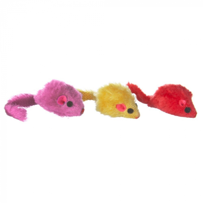 Jucarie soricel color 5 cm/3 buc [2]