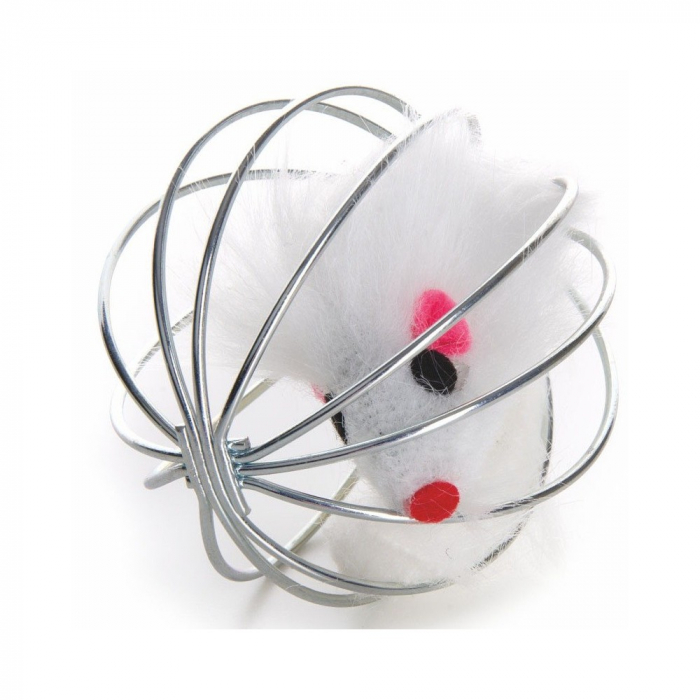 Jucarie soricel & minge metalica jk ø 6 cm [1]