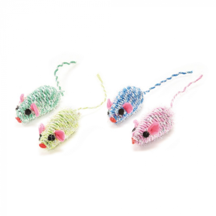 Jucarie soricel mix color fancy 4 cm [1]