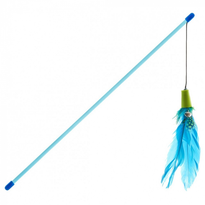 Jucarie undita cu pene si clopotel 40 cm [1]