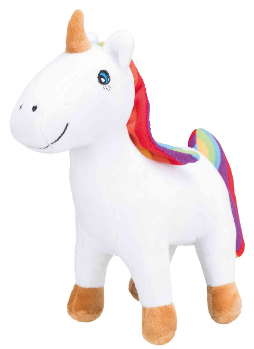 Jucarie Pentru Caini, Unicorn, Plus, Cu Sunet, 25 cm, Albastru, 36038 [2]