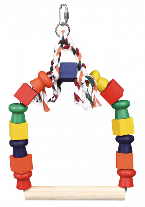 Leagan Arc Pentru Pasari, Lemn, 20x29 cm, 5829 [1]