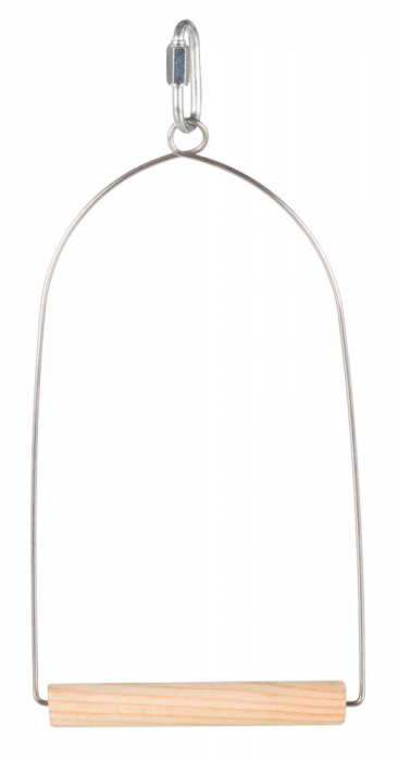 Leagan Arc Pentru Pasari, Lemn/Metal,10x22 cm, 5826 [1]