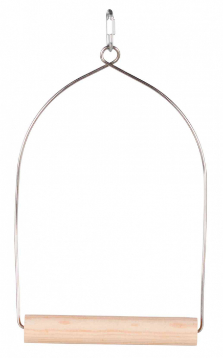 Leagan Arc Pentru Pasari, Lemn/Metal,15x27 cm, 5827 [1]