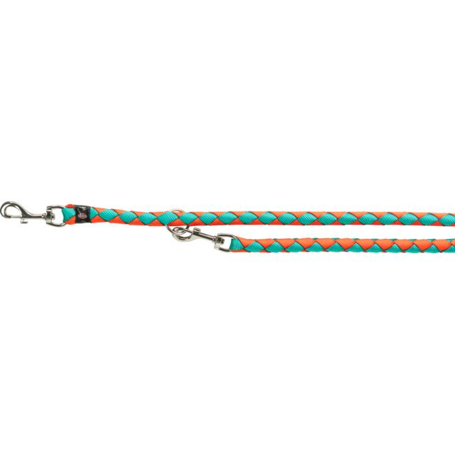Lesa Cavo Coarda, Reglabila, S-M: 2 m / 12 mm, Papaya/Ocean, 143518 [1]