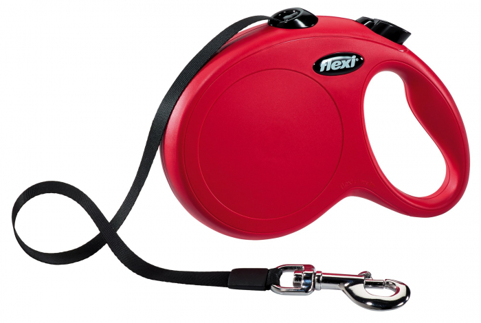 Lesa Flexi Classic, Banda, L: 5 m/50 kg, Rosu, 11723 [2]