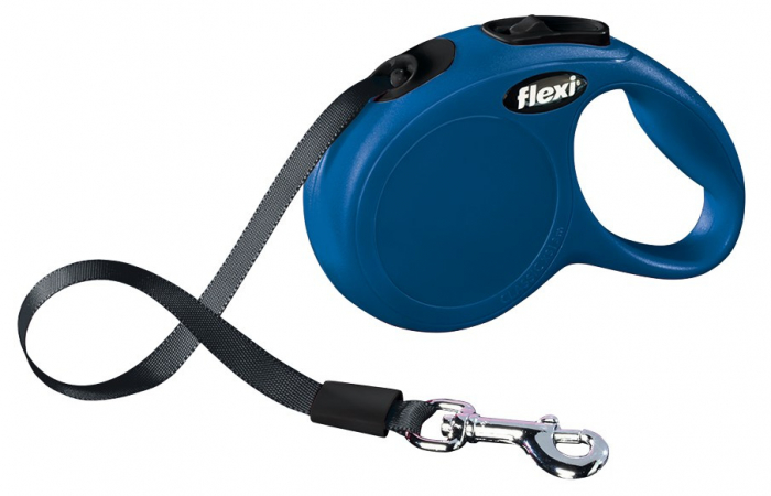 Lesa Flexi Classic, Banda, XS: 3 m/12 kg, Albastru, 11822 [2]