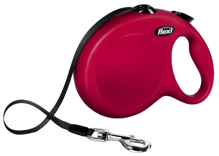 Lesa Flexi Classic, Banda, L: 8 m/50 kg, Rosu, 11733 [2]