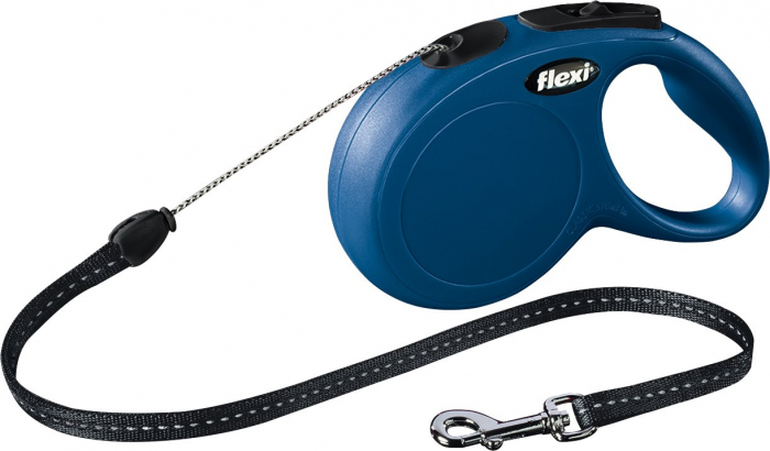 Lesa Flexi Classic, Snur, S: 8 m/12 kg, Albastru, 11802 [2]