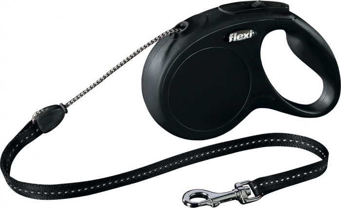 Lesa Flexi Classic, Snur, M: 5 m/20 kg, Negru, 11791 [2]