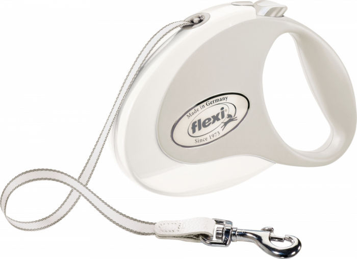 Lesa Flexi Style Banda, M: 5m/25 kg, Alb, 12391 [2]