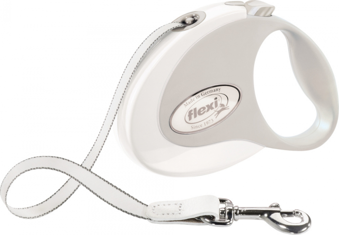 Lesa Flexi Style Banda, S: 3m/12kg, Alb, 12381 [2]