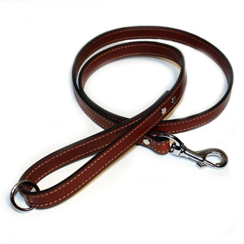 Lesa piele 14 mm/1,2 m nr 2 maro [1]
