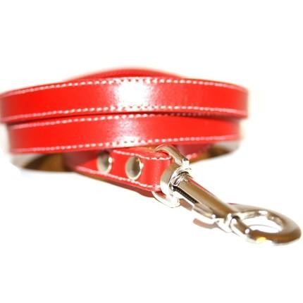 Lesa piele 14 mm/1,2 m nr 2 rosu [1]