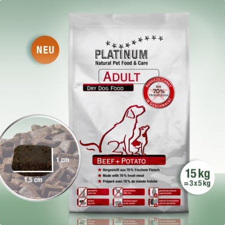 Platinum Adult Beef & Potato 15 kg [1]