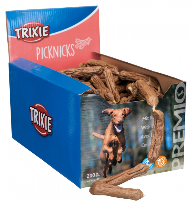 (-15%) Recompense Pentru Caini, Premio Picknicks, Carnati Bacon, 8 cm 200 buc/set, 2741 [2]