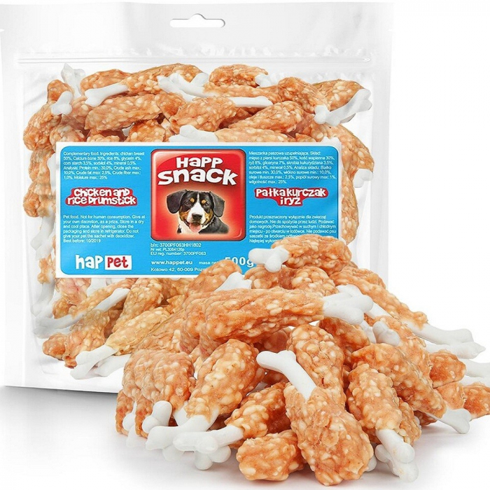 Pulpita happet calciu & pui & orez 500 g [1]