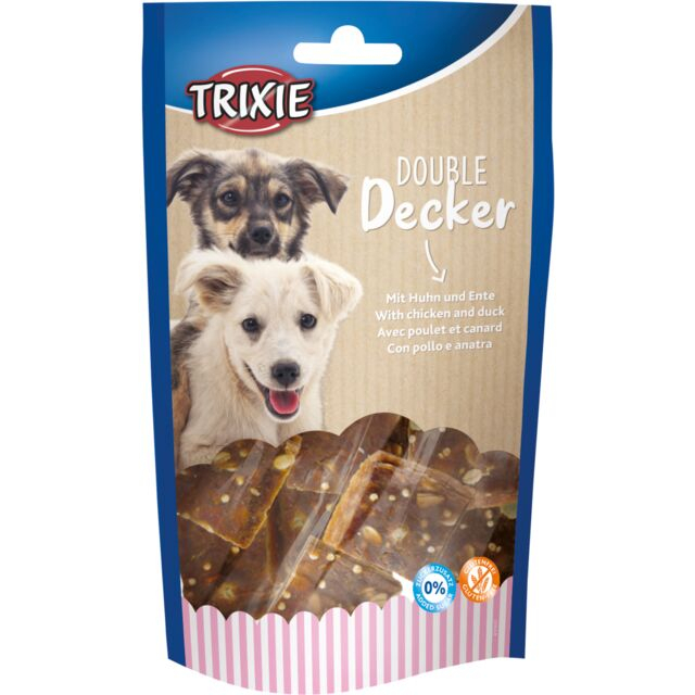Recompense Pentru Caini, Double Ducker Cu Pui Si Rata, 100 g, 31657 [1]