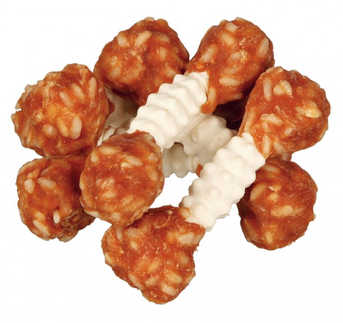 Recompense Pentru Caini, Denta Fun, Haltere Cu Pui Si Orez, 6 buc/100 g 31342 [2]