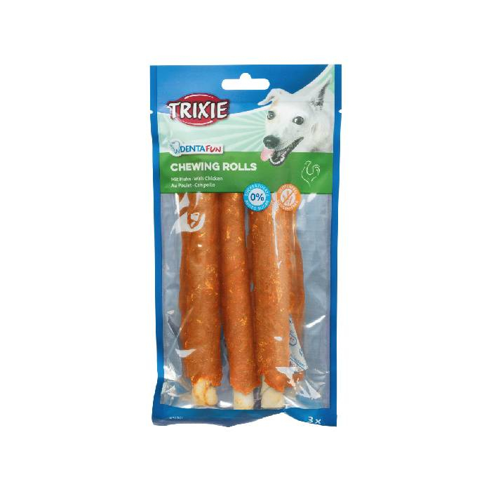 Recompense Pentru Caini, Denta Fun, Rulouri Cu Pui, 17 cm/3 buc/140 g, 31327 [1]