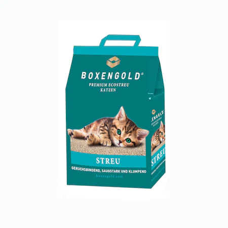 Asternut Igienic pentru Pisici din Fibra Naturala, Formeaza Bulgari, Boxengold, Granule, 8.6 kg [1]
