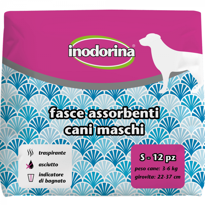 Scutece caini masculi 3/6 kg - 12 buc S [1]
