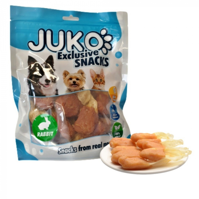 Snacks urechi iepure & carne pui 250 g [1]