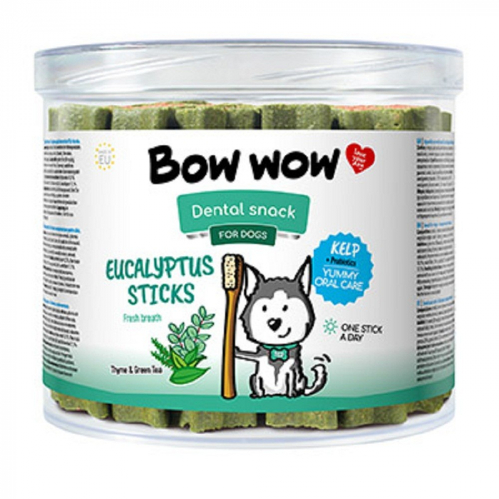 Tubitos eucalipt & dental Bow Wow 30 buc [1]