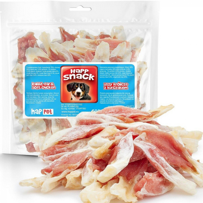 Urechi de iepure cu carne pui 500 g [1]