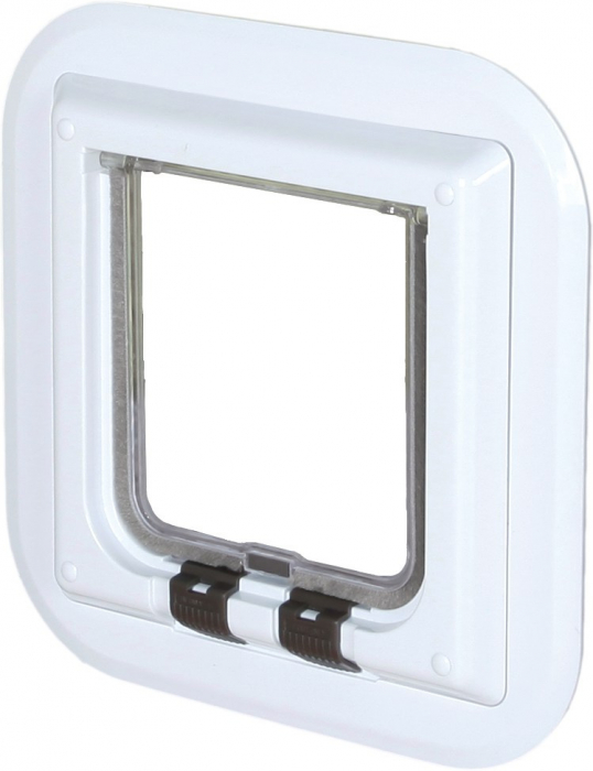 Usa Batanta 4-Way pentru Usa Din Sticla 27x27 cm Alb 38631 [1]