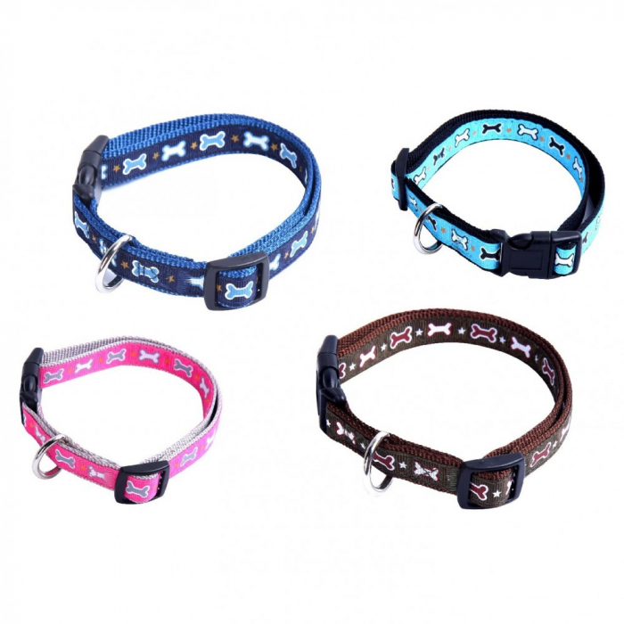Zgarda textila cu oscioare 10 mm/30 cm color [1]