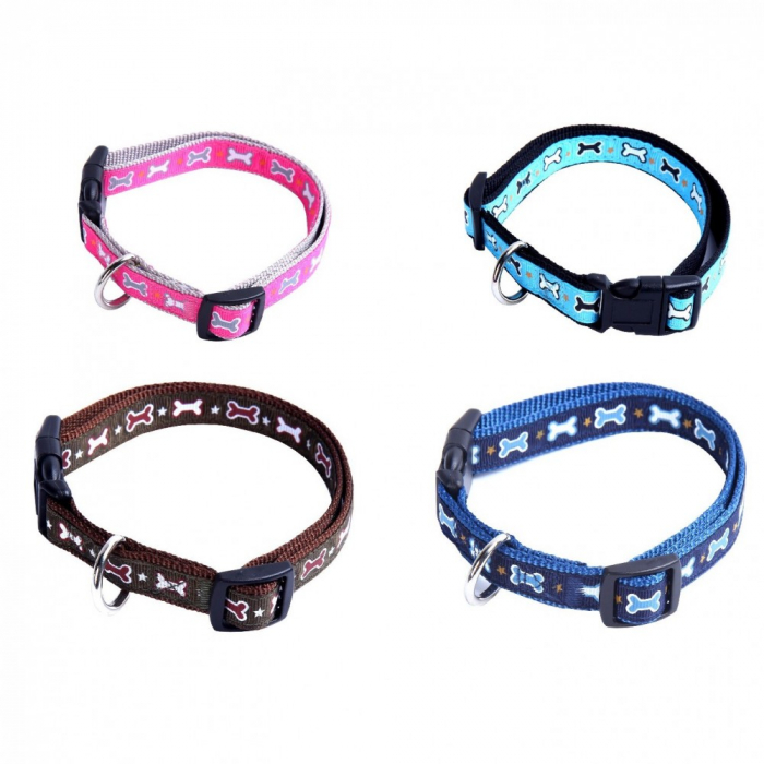 Zgarda textila cu oscioare 20 mm/46 cm [1]