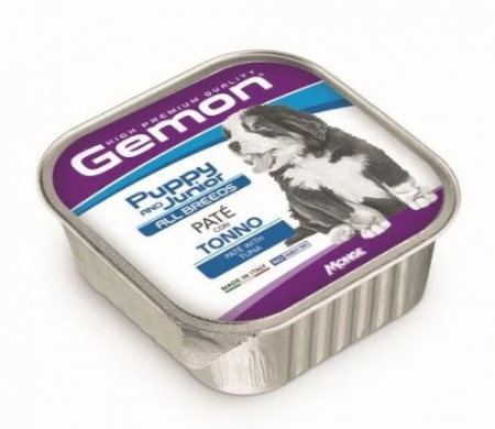Hrana Umeda pentru Caini - 0469 GEMON D PATE PUPPY&JUNIOR TUNA 150GR