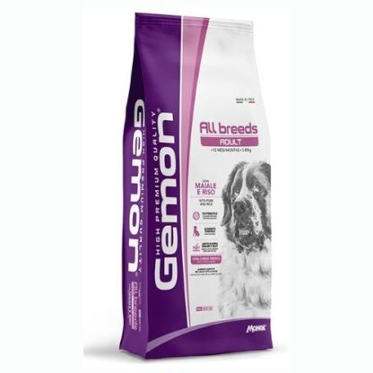 Hrana Uscata pentru Caini - 0543 GEMON DOG BREED PORK/RICE 20 KG