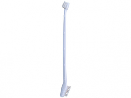 Produse pentru Caini - Set 4 X Periute De Dinti Pentru Pisici/Caini Mici, 15 cm, Alb, 25621